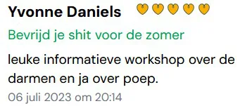 review workshop darm brein