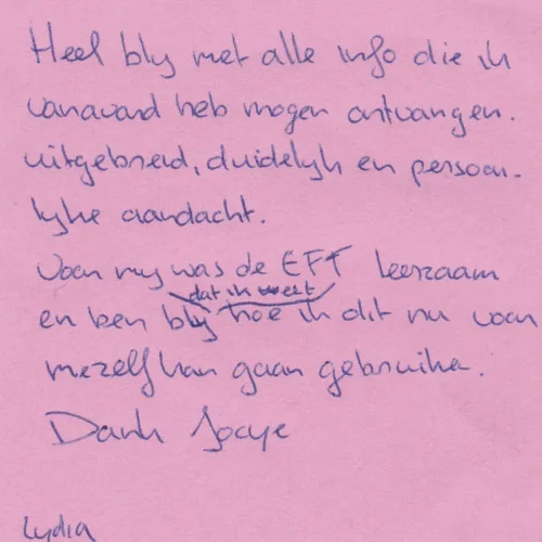 Review Workshop holistisch Zelfherstel