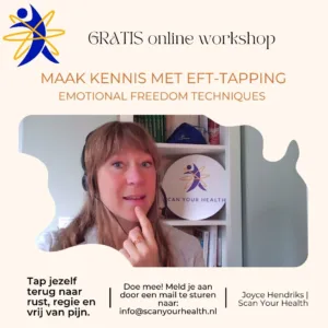 Flyer Gratis online workshop Maak kennis met EFT